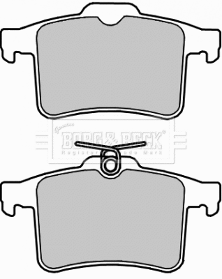 Brake Pad Set, disc brake (BBP2265)