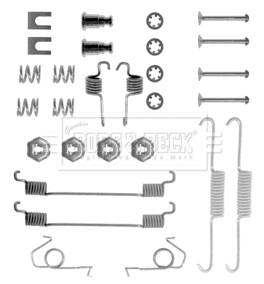 Accessory Kit, brake shoes (BBK6028)