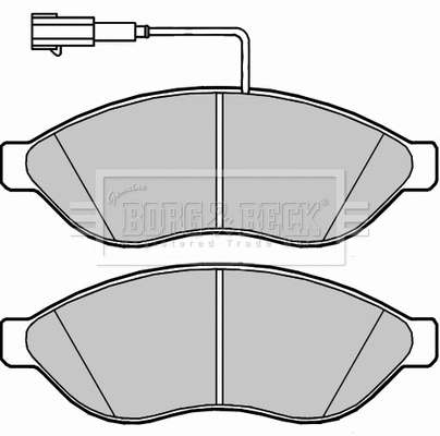 Brake Pad Set, disc brake (BBP2393)
