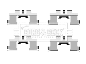 Accessory Kit, disc brake pad (BBK1372)