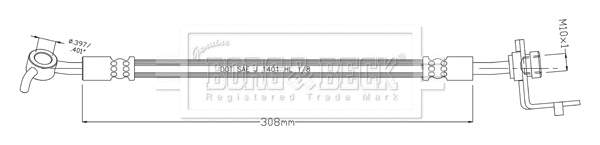 Brake Hose (BBH8927)