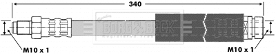 Brake Hose (BBH6716)