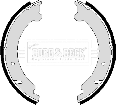 Brake Shoe Set, parking brake (BBS6217)