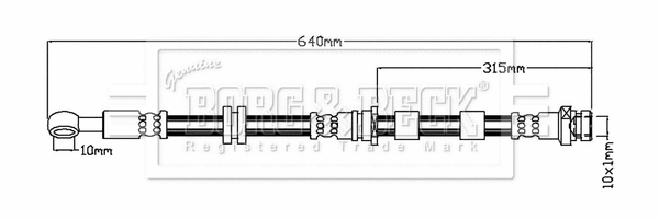 Brake Hose (BBH8755)