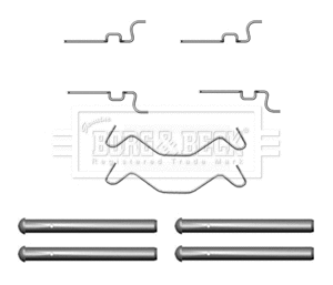 Accessory Kit, disc brake pad (BBK1332)