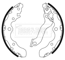 Brake Shoe Set, parking brake (BBS6464)