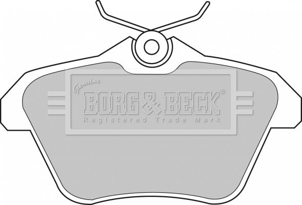 Brake Pad Set, disc brake (BBP1699)