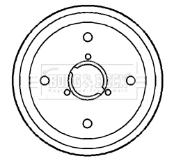 Brake Drum (BBR7017)