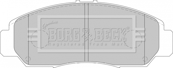 Brake Pad Set, disc brake (BBP1741)