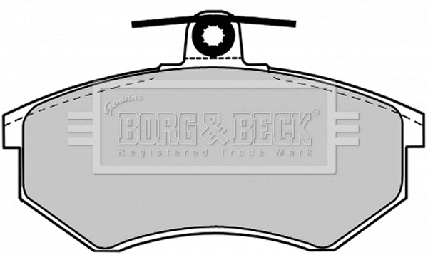 Brake Pad Set, disc brake (BBP1027)