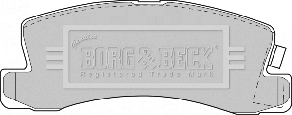 Brake Pad Set, disc brake (BBP1477)