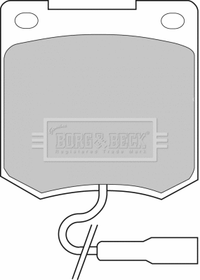Brake Pad Set, disc brake (BBP1000)