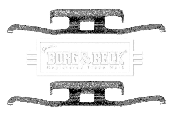 Accessory Kit, disc brake pad (BBK1010)