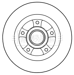 Brake Disc (BBD5968S)