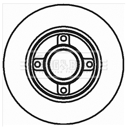 Brake Disc (BBD5796S)