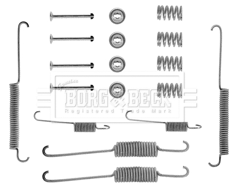 Accessory Kit, brake shoes (BBK6034)