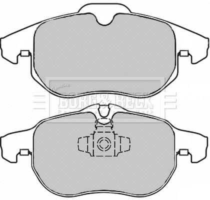 Brake Pad Set, disc brake (BBP2354)