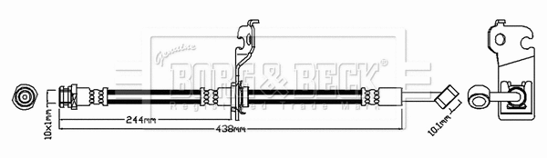 Brake Hose (BBH7472)