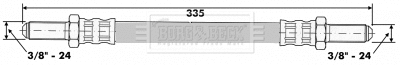 Brake Hose (BBH6554)