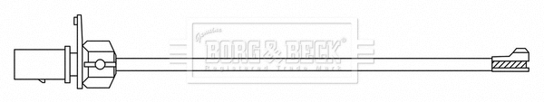 Warning Contact, brake pad wear (BWL3194)