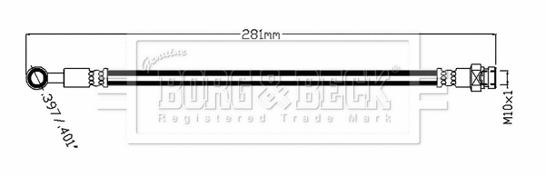 Brake Hose (BBH8758)