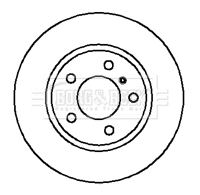 Brake Disc (BBD5708S)