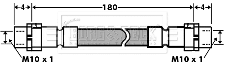 Brake Hose (BBH7394)