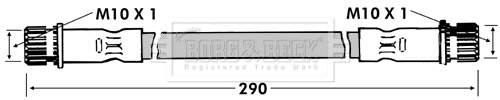 Brake Hose (BBH7113)