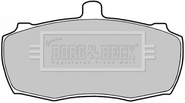 Brake Pad Set, disc brake (BBP1519)
