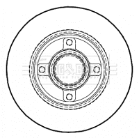 Brake Disc (BBD5935S)