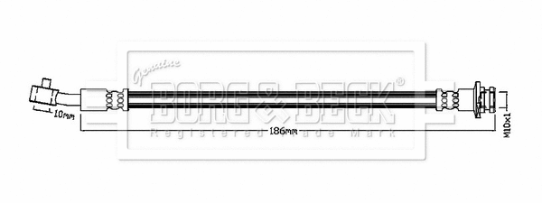Brake Hose (BBH8876)