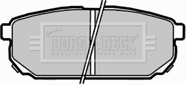 Brake Pad Set, disc brake (BBP1925)