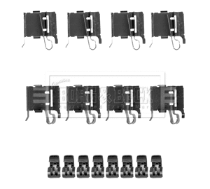 Accessory Kit, disc brake pad (BBK1225)