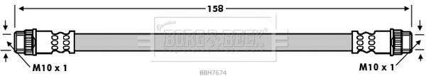 Brake Hose (BBH7674)