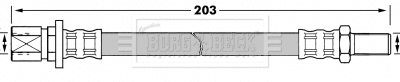 Brake Hose (BBH7224)