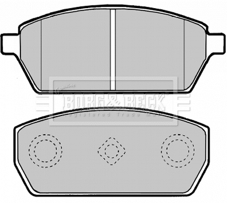 Brake Pad Set, disc brake (BBP1890)