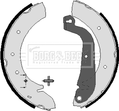 Brake Shoe Set (BBS6030)