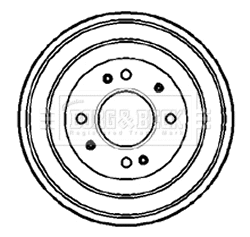 Brake Drum (BBR7078)
