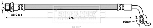 Brake Hose (BBH7727)