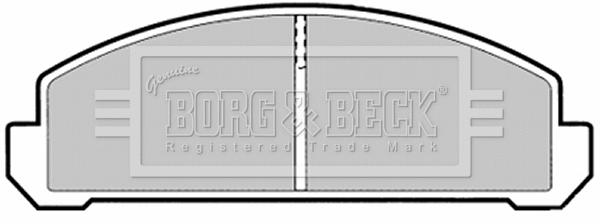 Brake Pad Set, disc brake (BBP1289)