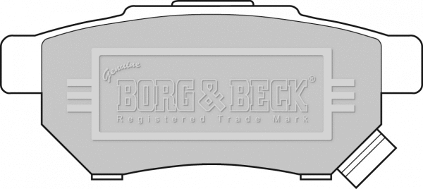 Brake Pad Set, disc brake (BBP1526)