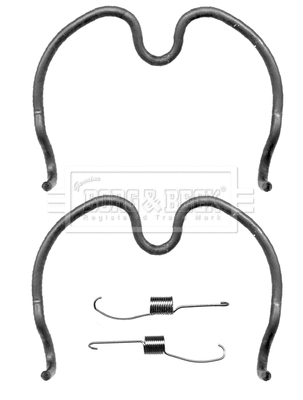 Accessory Kit, brake shoes (BBK6223)