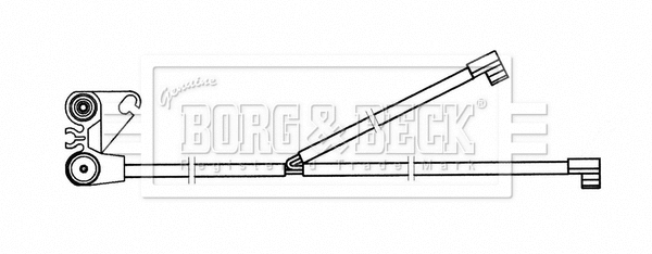 Warning Contact, brake pad wear (BWL33075)