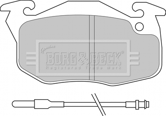 Brake Pad Set, disc brake (BBP2159)
