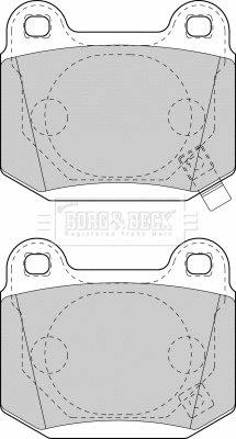 Brake Pad Set, disc brake (BBP1907)