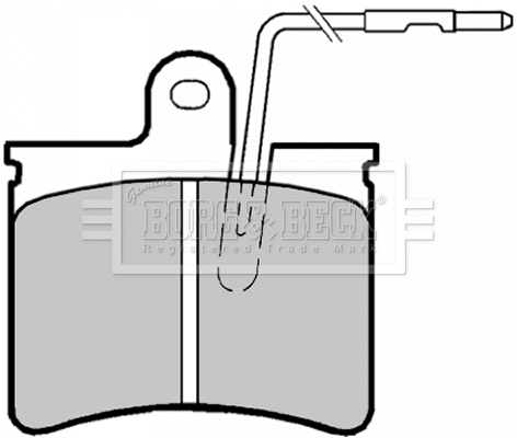 Brake Pad Set, disc brake (BBP1169)