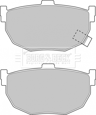 Brake Pad Set, disc brake (BBP1527)