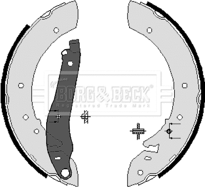 Brake Shoe Set (BBS6087)