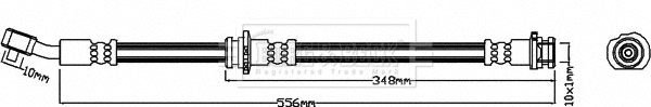 Brake Hose (BBH8080)
