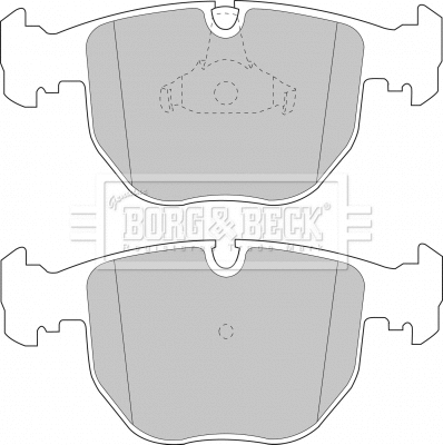 Brake Pad Set, disc brake (BBP1595)
